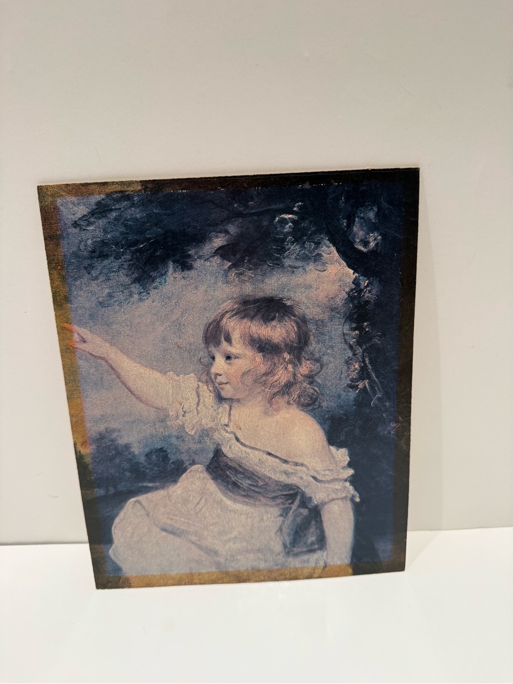 Vintage Master Hare 1788 Classical Portrait Litho Print Young Boy Pointing